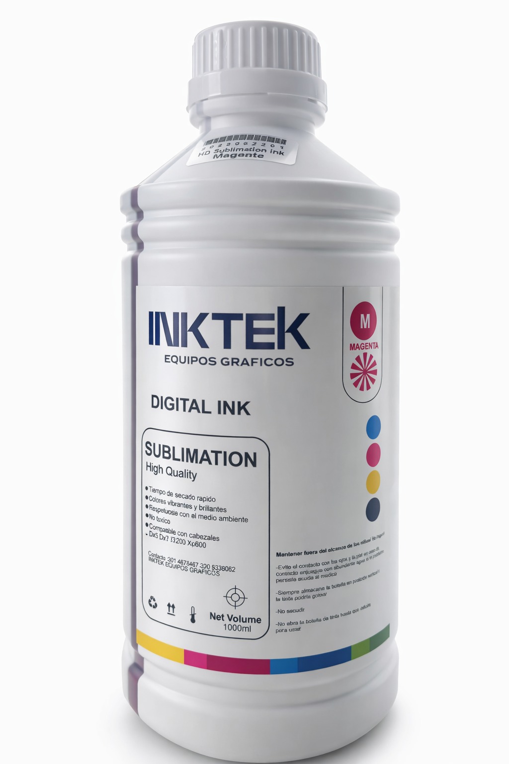 Tinta Sublimacion Tarro Magenta 1L
